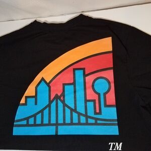 XL Vibrant By Way of Dallas Black T-Shirt